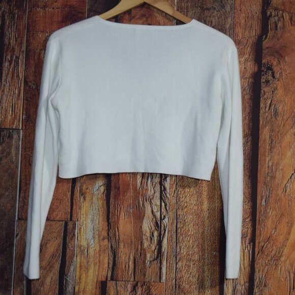 Brandy Melville Paige Top Women's Crop Top Button Cardigan - Picture 5 of 7